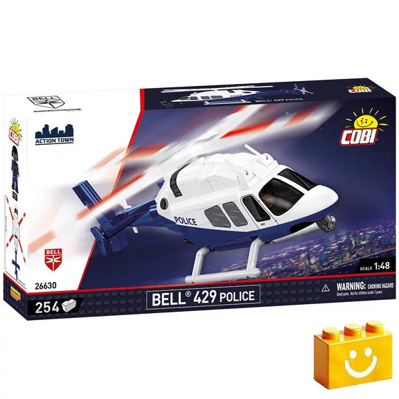 COBI 26630 – Bell 429 – Rendőrség építőjáték – 100% kompatibilis minden más kedvelt márkával COBI 26630 – Bell 429 – Rendőrség építőjáték – 100% kompatibilis minden más kedvelt márkával