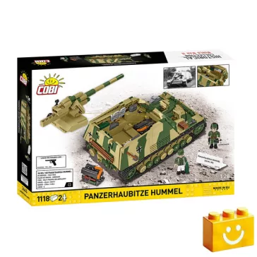   COBI-2663 - Panzerhaubitze Hummel (Sd.Kfz.165) - második világháborús önjáró löveg - 100% kompatibilis minden más kedvelt márkával