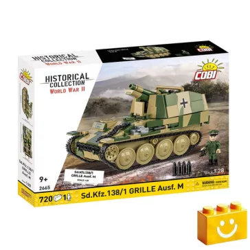   COBI 2665 - Sd.Kfz. 138/1 Grille Ausf. M - második világháborús önjáró löveg - 100% kompatibilis minden más kedvelt márkával