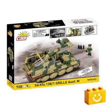   COBI 2665 - Sd.Kfz. 138/1 Grille Ausf. M - második világháborús önjáró löveg - 100% kompatibilis minden más kedvelt márkával