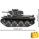 COBI 2666 - Panzer 38(t) / (ČKD) LT vz.38 - 2 az 1-ben könnyű harckocsi - 100% kompatibilis minden más kedvelt márkával COBI 2666 - Panzer 38(t) / (ČKD) LT vz.38 - 2 az 1-ben könnyű harckocsi - 100% kompatibilis minden más kedvelt márkával