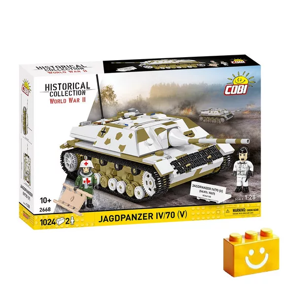 COBI 2668 - Jagdpanzer IV/70 (V) (Sd.Kfz. 162/1) német páncélvadász- 100% kompatibilis minden más kedvelt márkával COBI 2668 - Jagdpanzer IV/70 (V) (Sd.Kfz. 162/1) német páncélvadász- 100% kompatibilis minden más kedvelt márkával