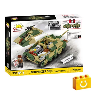   COBI 2670 - Jagdpanzer 38(t) „Chwat” (Brave) német páncélvadász - 100% kompatibilis minden más kedvelt márkával