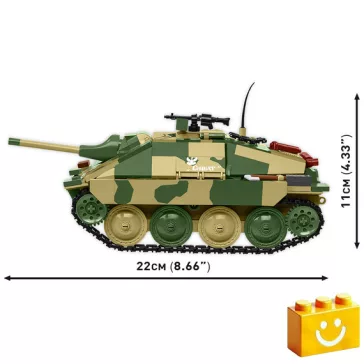   COBI 2670 - Jagdpanzer 38(t) „Chwat” (Brave) német páncélvadász - 100% kompatibilis minden más kedvelt márkával