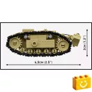 COBI 2680 - Goliath lánctalpas akna - Varsói felkelés 1944 - 100% kompatibilis minden más kedvelt márkával COBI 2680 - Goliath lánctalpas akna - Varsói felkelés 1944 - 100% kompatibilis minden más kedvelt márkával