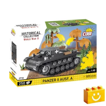   COBI 2718 – Panzer II Ausf. A könnyű harckocsi építőjáték – 100% kompatibilis minden más kedvelt márkával