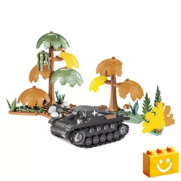   COBI 2718 – Panzer II Ausf. A könnyű harckocsi építőjáték – 100% kompatibilis minden más kedvelt márkával