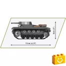 COBI 2718 – Panzer II Ausf. A könnyű harckocsi építőjáték – 100% kompatibilis minden más kedvelt márkával COBI 2718 – Panzer II Ausf. A könnyű harckocsi építőjáték – 100% kompatibilis minden más kedvelt márkával
