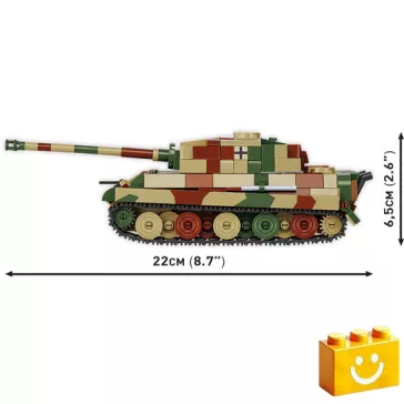   COBI 2732 – Tiger II „Königstiger” nehéz harckocsi építőjáték – 100% kompatibilis minden más kedvelt márkával