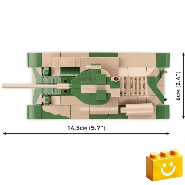   COBI 2740 - Valentine IX / Panzer I / Renault R35 - 3 az 1-ben történelmi tank készlet - 100% kompatibilis minden más kedvelt márkával