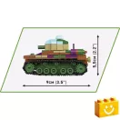 COBI 2740 - Valentine IX / Panzer I / Renault R35 - 3 az 1-ben történelmi tank készlet - 100% kompatibilis minden más kedvelt márkával