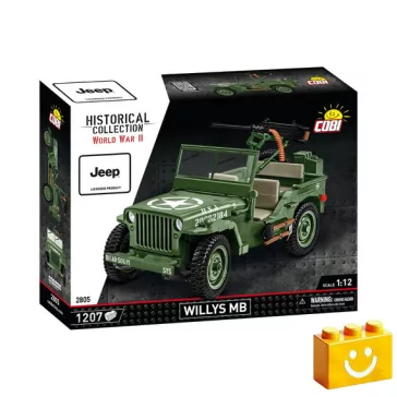   COBI 2805 – Jeep Willys MB terepjáró építőjáték – 100% kompatibilis minden más kedvelt márkával