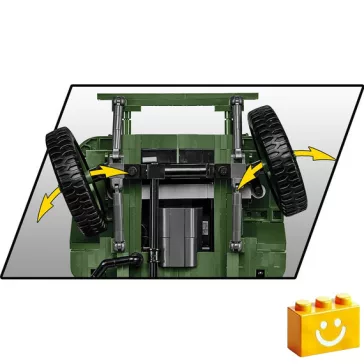   COBI 2805 – Jeep Willys MB terepjáró építőjáték – 100% kompatibilis minden más kedvelt márkával