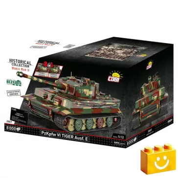  COBI 2807 – PzKpfw VI Tiger – 2 az 1-ben építőjáték – 100% kompatibilis minden más kedvelt márkával