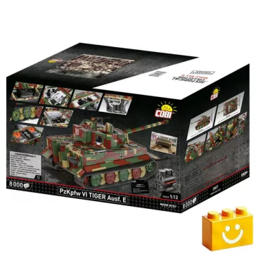   COBI 2807 – PzKpfw VI Tiger – 2 az 1-ben építőjáték – 100% kompatibilis minden más kedvelt márkával
