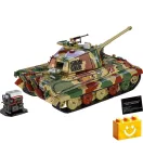 COBI 2808 - Panzerkampfwagen VI Tiger II „Königstiger” - német nehézharckocsi (1:12) - 100% kompatibilis minden más kedvelt márkával COBI 2808 - Panzerkampfwagen VI Tiger II „Königstiger” - német nehézharckocsi (1:12) - 100% kompatibilis minden más kedvelt márkával