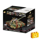 COBI 2808 - Panzerkampfwagen VI Tiger II „Königstiger” - német nehézharckocsi (1:12) - 100% kompatibilis minden más kedvelt márkával COBI 2808 - Panzerkampfwagen VI Tiger II „Königstiger” - német nehézharckocsi (1:12) - 100% kompatibilis minden más kedvelt márkával