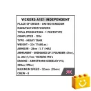 COBI 2990 - Vickers A1E1 Independent Nehéz Harckocsi  építőjáték – 100% kompatibilis minden más kedvelt márkával