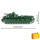 COBI 2990 - Vickers A1E1 Independent Nehéz Harckocsi  építőjáték – 100% kompatibilis minden más kedvelt márkával