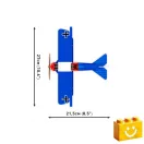 COBI 2994 - Fokker D.VII Vadászrepülőgép  építőjáték – 100% kompatibilis minden más kedvelt márkával