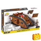 COBI 2995 - Mark V (Férfi) No. 9199 Harckocsi  építőjáték – 100% kompatibilis minden más kedvelt márkával