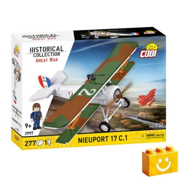   COBI 2997 - Nieuport 17 C.1 - első világháborús vadászrepülő - 100% kompatibilis minden más kedvelt márkával