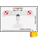 COBI 2998 - Nieuport 17 C.1 - első világháborús vadászrepülő (lengyel festés) - 100% kompatibilis minden más kedvelt márkával COBI 2998 - Nieuport 17 C.1 - első világháborús vadászrepülő (lengyel festés) - 100% kompatibilis minden más kedvelt márkával