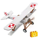 COBI 2998 - Nieuport 17 C.1 - első világháborús vadászrepülő (lengyel festés) - 100% kompatibilis minden más kedvelt márkával COBI 2998 - Nieuport 17 C.1 - első világháborús vadászrepülő (lengyel festés) - 100% kompatibilis minden más kedvelt márkával