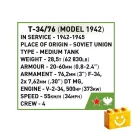 COBI 3088 – T-34/76 – szovjet közepes harckocsi építőjáték – 100% kompatibilis minden más kedvelt márkával COBI 3088 – T-34/76 – szovjet közepes harckocsi építőjáték – 100% kompatibilis minden más kedvelt márkával