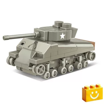   COBI 3089 – M4A3 Sherman – amerikai közepes harckocsi építőjáték – 100% kompatibilis minden más kedvelt márkával