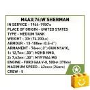 COBI 3089 – M4A3 Sherman – amerikai közepes harckocsi építőjáték – 100% kompatibilis minden más kedvelt márkával COBI 3089 – M4A3 Sherman – amerikai közepes harckocsi építőjáték – 100% kompatibilis minden más kedvelt márkával