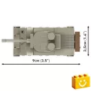 COBI 3089 – M4A3 Sherman – amerikai közepes harckocsi építőjáték – 100% kompatibilis minden más kedvelt márkával COBI 3089 – M4A3 Sherman – amerikai közepes harckocsi építőjáték – 100% kompatibilis minden más kedvelt márkával
