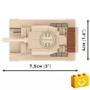 COBI 3090 – Panzer III Ausf. L – német közepes harckocsi építőjáték – 100% kompatibilis minden más kedvelt márkával COBI 3090 – Panzer III Ausf. L – német közepes harckocsi építőjáték – 100% kompatibilis minden más kedvelt márkával