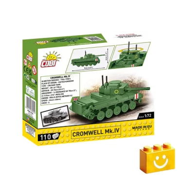   COBI 3091 – Cromwell Mk.IV – brit közepes harckocsi építőjáték – 100% kompatibilis minden más kedvelt márkával