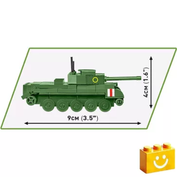   COBI 3091 – Cromwell Mk.IV – brit közepes harckocsi építőjáték – 100% kompatibilis minden más kedvelt márkával