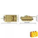 COBI 3095 – Tiger I 131 – német nehéz harckocsi építőjáték – 100% kompatibilis minden más kedvelt márkával