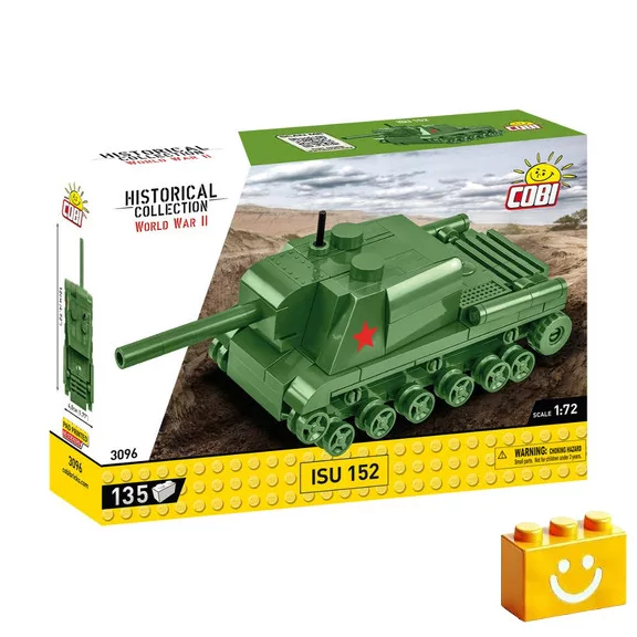 COBI 3096 – ISU-152 – szovjet önjáró löveg építőjáték – 100% kompatibilis minden más kedvelt márkával COBI 3096 – ISU-152 – szovjet önjáró löveg építőjáték – 100% kompatibilis minden más kedvelt márkával