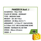 COBI 3097 – Panzer IV Ausf. J – német közepes harckocsi építőjáték – 100% kompatibilis minden más kedvelt márkával COBI 3097 – Panzer IV Ausf. J – német közepes harckocsi építőjáték – 100% kompatibilis minden más kedvelt márkával