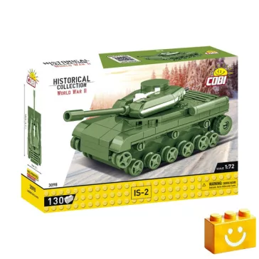   COBI 3098 – IS-2 – szovjet nehéz harckocsi építőjáték – 100% kompatibilis minden más kedvelt márkával