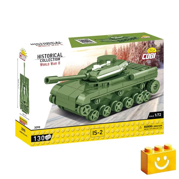 COBI 3098 – IS-2 – szovjet nehéz harckocsi építőjáték – 100% kompatibilis minden más kedvelt márkával COBI 3098 – IS-2 – szovjet nehéz harckocsi építőjáték – 100% kompatibilis minden más kedvelt márkával