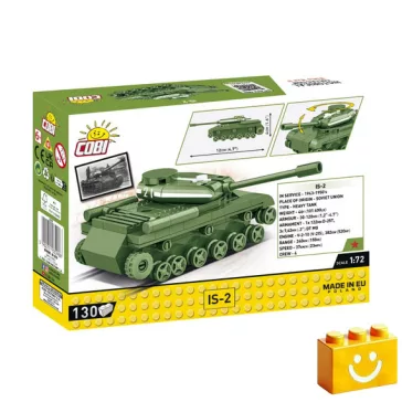   COBI 3098 – IS-2 – szovjet nehéz harckocsi építőjáték – 100% kompatibilis minden más kedvelt márkával