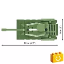 COBI 3098 – IS-2 – szovjet nehéz harckocsi építőjáték – 100% kompatibilis minden más kedvelt márkával COBI 3098 – IS-2 – szovjet nehéz harckocsi építőjáték – 100% kompatibilis minden más kedvelt márkával