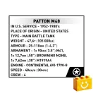COBI 3104 – Patton M48 – amerikai közepes harckocsi építőjáték – 100% kompatibilis minden más kedvelt márkával COBI 3104 – Patton M48 – amerikai közepes harckocsi építőjáték – 100% kompatibilis minden más kedvelt márkával