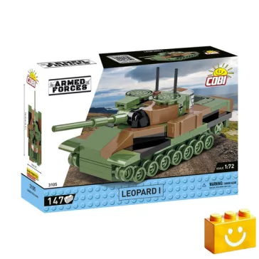   COBI 3105 – Leopard I – német közepes harckocsi építőjáték – 100% kompatibilis minden más kedvelt márkával