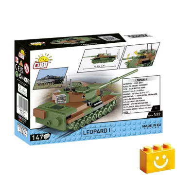   COBI 3105 – Leopard I – német közepes harckocsi építőjáték – 100% kompatibilis minden más kedvelt márkával
