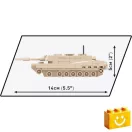 COBI 3106 – Abrams M1A2 – amerikai harckocsi építőjáték – 100% kompatibilis minden más kedvelt márkával