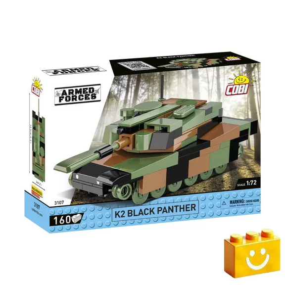 COBI 3107 – K2 Black Panther – dél-koreai harckocsi építőjáték – 100% kompatibilis minden más kedvelt márkával COBI 3107 – K2 Black Panther – dél-koreai harckocsi építőjáték – 100% kompatibilis minden más kedvelt márkával
