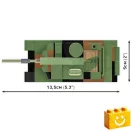COBI 3107 – K2 Black Panther – dél-koreai harckocsi építőjáték – 100% kompatibilis minden más kedvelt márkával COBI 3107 – K2 Black Panther – dél-koreai harckocsi építőjáték – 100% kompatibilis minden más kedvelt márkával