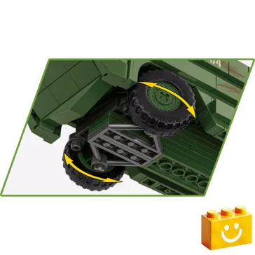   COBI 3110 – DUKW Amphibia – amerikai kétéltű szállítójármű építőjáték – 100% kompatibilis minden más kedvelt márkával