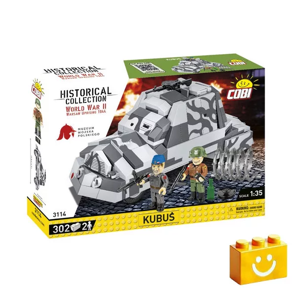 COBI 3114 – Kubuś – lengyel páncélozott jármű építőjáték – 100% kompatibilis minden más kedvelt márkával COBI 3114 – Kubuś – lengyel páncélozott jármű építőjáték – 100% kompatibilis minden más kedvelt márkával